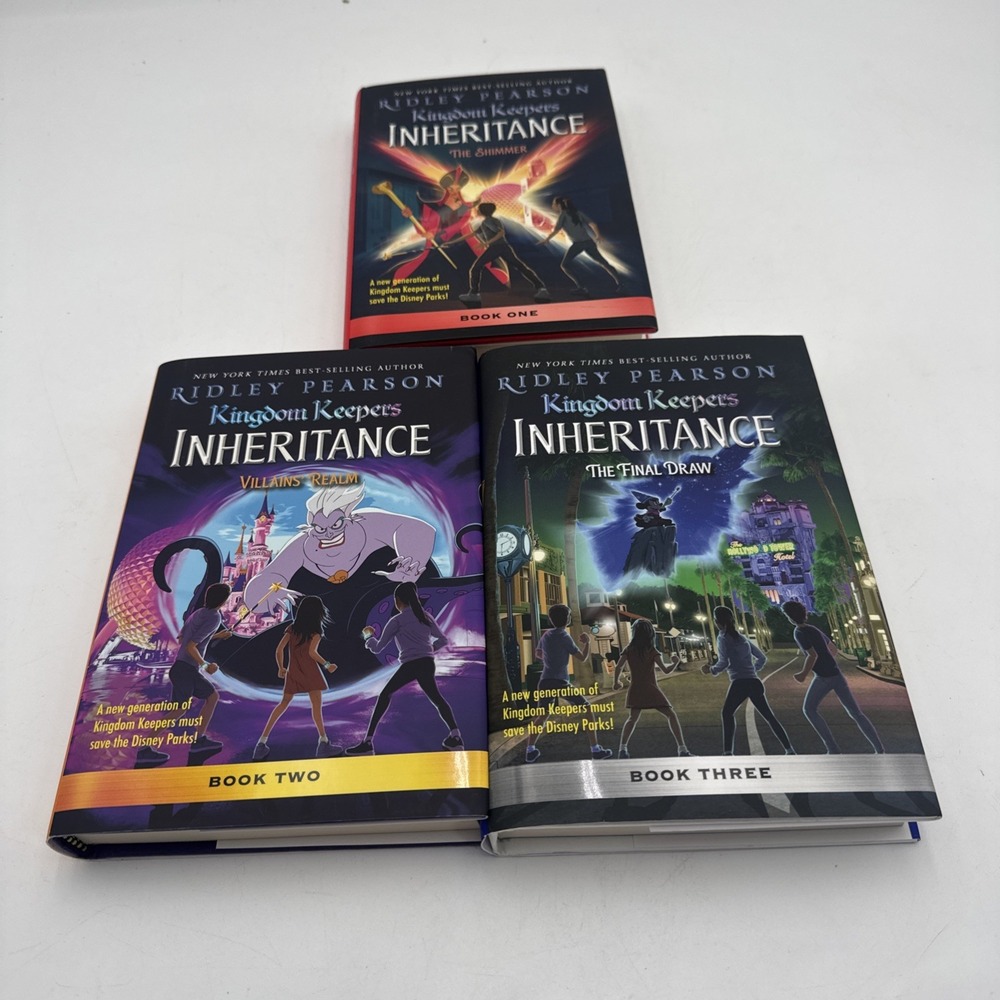Kingdom Keepers Inheritance Books 1-3 Ridley Pearson Complete Hardcover Set